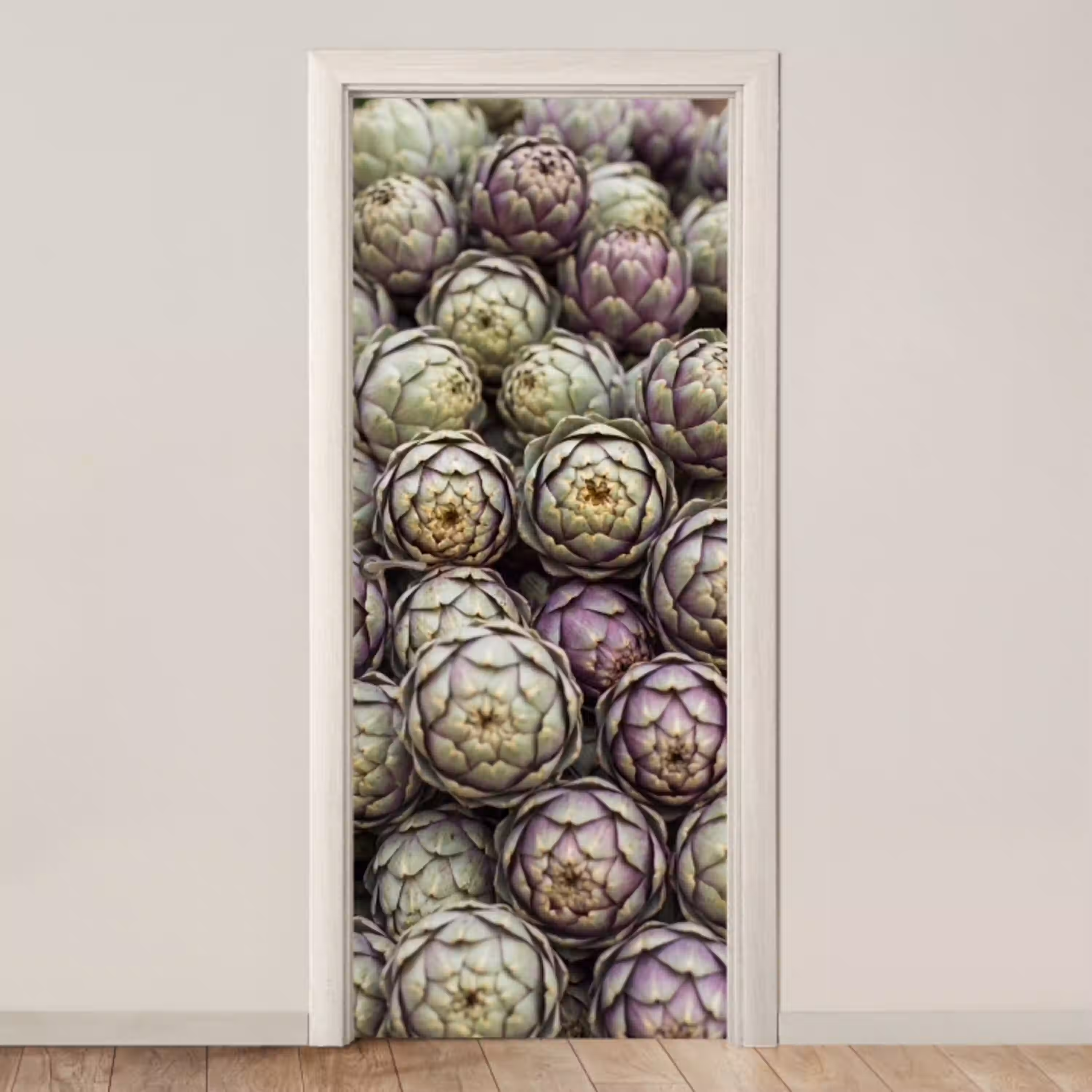 Groenten - Vers - Eten deurposter klein -3d_beige