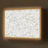 Luipaard - Motief - Grijs Light Box met batterij (Wandlamp) middel 907 -z3d_website