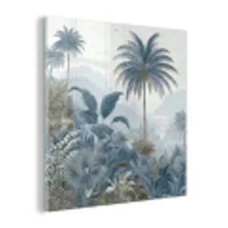 Jungle - Modern - Blauw - Groen plexiglas 5mm klein -z3d