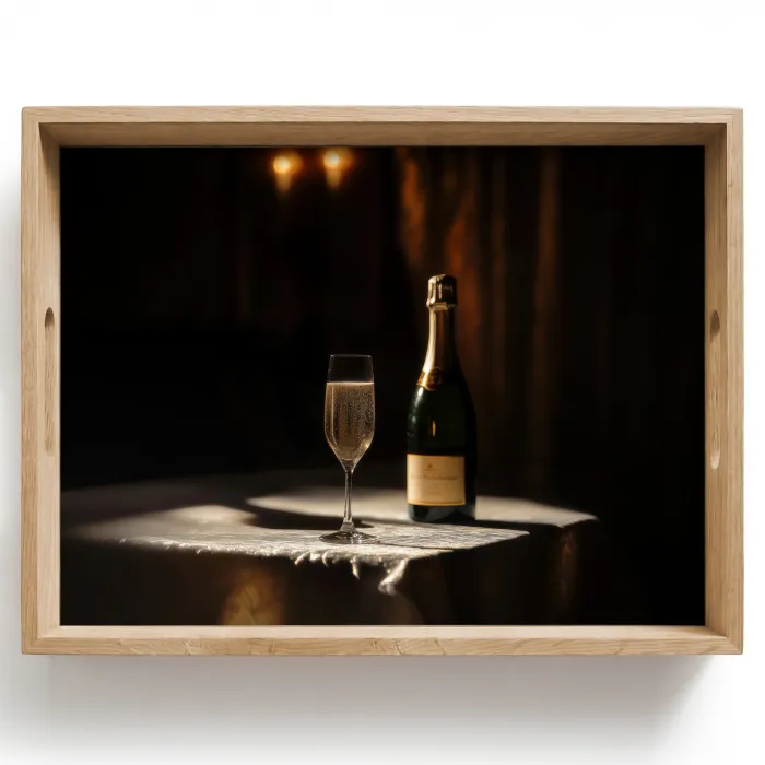 Prosecco - Bubbels - Sfeervol - Drank Dienblad Rechthoek middel -z3d_shopping