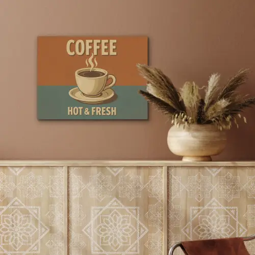 Koffie - Kop - Vintage - Quote PET vilt klein -sfeer4