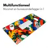 Abstract - Planten - Vormen - Kleurrijk Muismat XXL klein -sfeer4