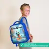 Dino - Natuur - Waterval Kinderrugzak - Blauw middel -sfeer3_NL