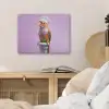 Papegaai - Koksmuts - Pilaar - Vogel PET vilt klein -sfeer3
