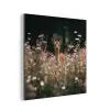 Hert - Wilde bloemen - Bos aluminium wit klein -3d