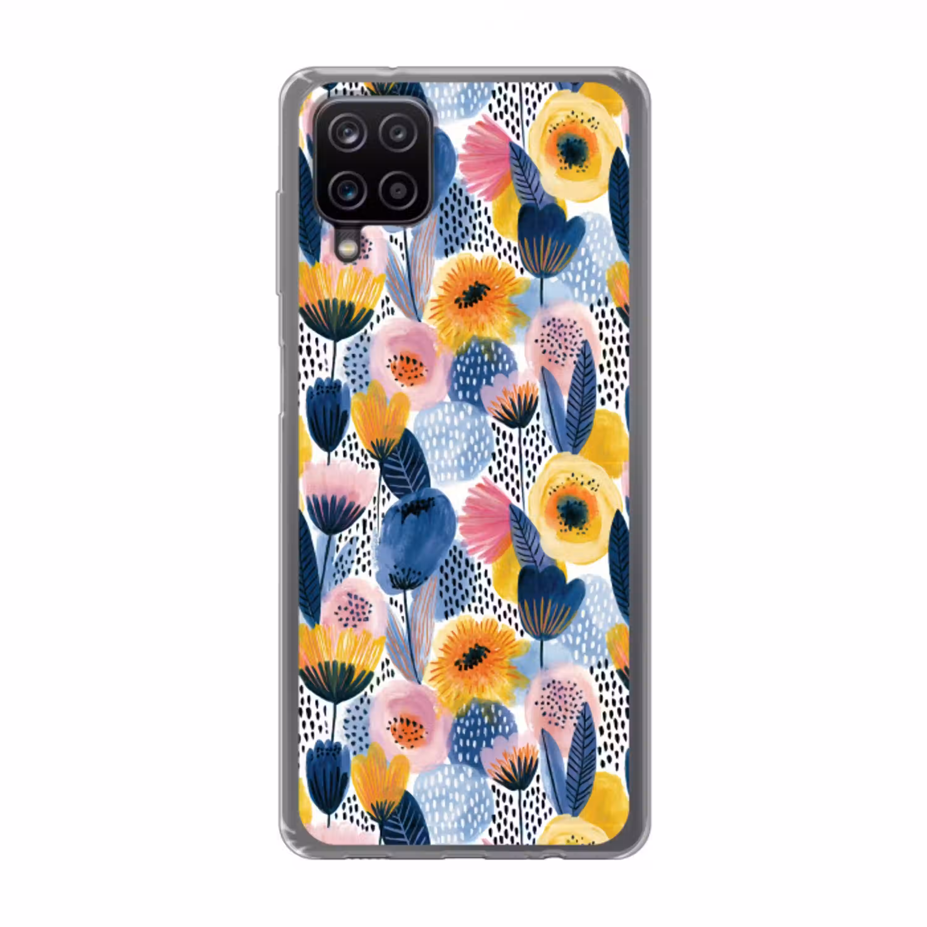 Creatief - Patroon - Kleurrijk Telefoonhoesje Samsung Galaxy A12 klein 372 -3d