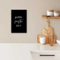 Zwierig Italiaans Trio KitchenYeah - Keuken - Canvas klein -sfeer1