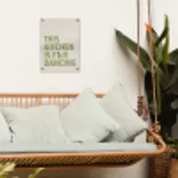 Quote - Appel - Illustratie tuinposter los doek klein -sfeer7