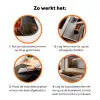 Potjes - Kruiden - Specerijen - Korrels Inductie beschermer vinyl 3mm klein -zzzzzzz-td-werking