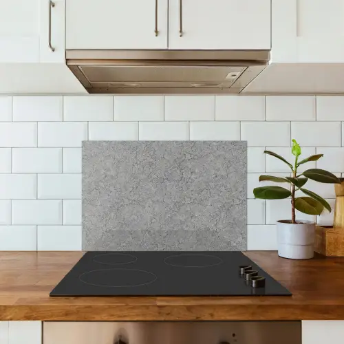 Beton - Muur - Patronen - Industrieel keuken achterwand spatscherm klein 900 -sfeer2