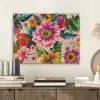 Bloemen - Kleurrijk - Roze PET vilt klein -sfeer1