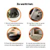 Patroon - Tegel - Groen Inductie beschermer vinyl 3mm klein 276 -zzzzzzz-td-werking