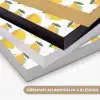 Citroenen - Wit - Bloemen - Patroon Textielframe zwart klein 947 -USP_kleurenNL