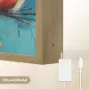 Vogels - Kleurrijk - Tak - Abstract Light Box met batterij (Wandlamp) middel -USP_websiteoplaadbaarNL