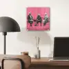Graffiti - Vintage - Zwart - Street art - Roze - Banksy plexiglas 5mm klein -sfeer6