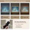 Maan - Ruimtewezen - Blauw Light Box met batterij (Wandlamp kind) middel -USP_lichtkleurNL