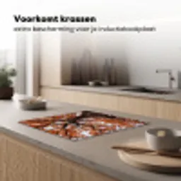 Boom - Bladerdak - Herfst - Oranje - Sfeervol Inductie beschermer vinyl 3mm middel -sfeer1