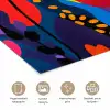 Bloemen - Bladeren - Abstract - Rood poster papier klein -closeup_NL