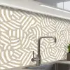 Abstract - Modern - Beige keuken achterwand 2 middel 865 -zzzz3d_schuin