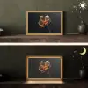 Orchidee - Doorzichtig - Bloem Light Box met kabel (Tafellamp) klein -sfeer3