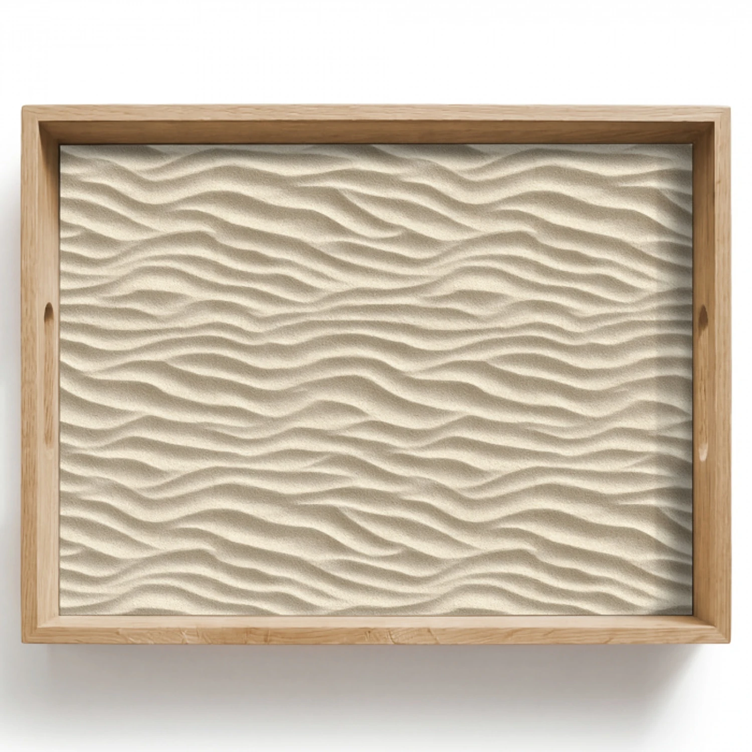 Zand - Golven - Beige Dienblad Rechthoek middel 911 -z3d_shopping