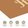 Yee haw - Bruin - Minimalistisch poster papier klein -closeup_NL