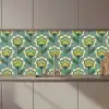 Retro - Design - Jaren 70 - Bloem keuken achterwand 2 middel 871 zz_3dshopping