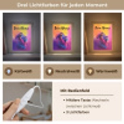 Leeuw - Verf- Kleuren - Dier Light Box met kabel (Kinderlampje) klein -USP_lichtkleurDE