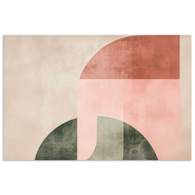 Poster - Cirkel - Abstract - Roze