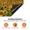 Zonsondergang Boven het Zonnebloemrijk Inductie beschermer vinyl 3mm klein -zzzzzzz-td-onderkant