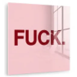 Statement - Krachtig - Roze plexiglas 5mm klein -zzzproduct_nieuw