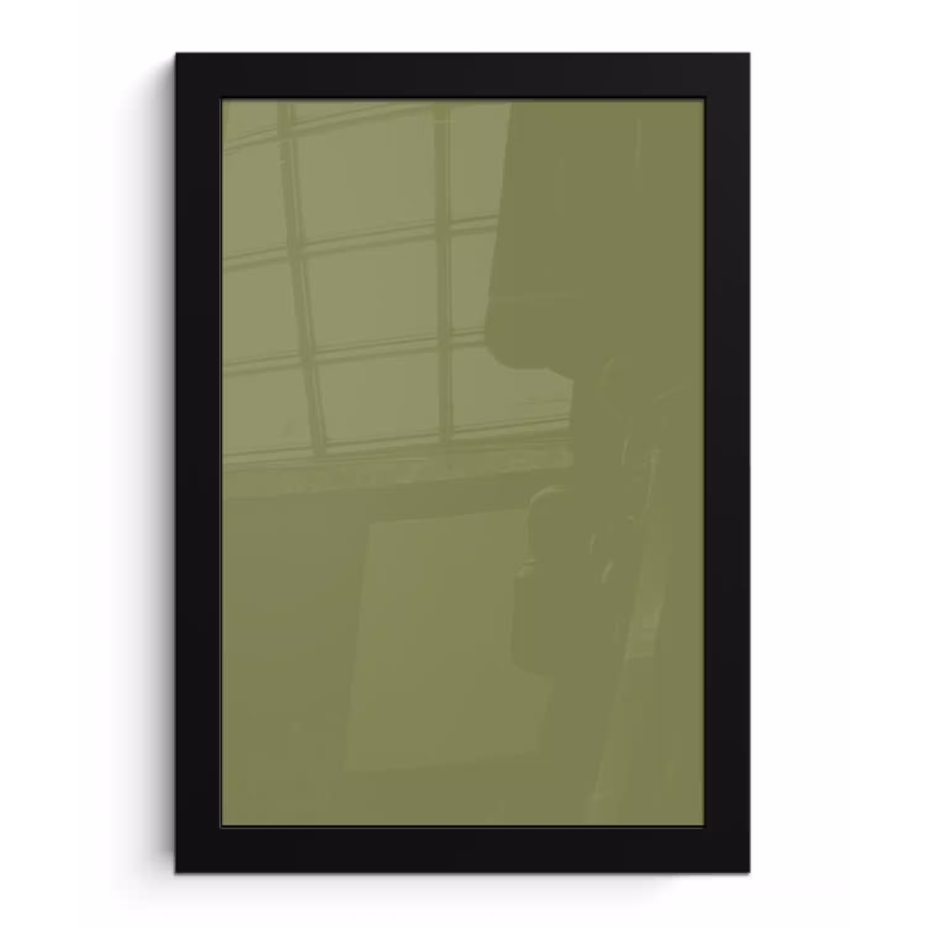 Herbal - Matcha - Groen fotolijst zwart zonder passe partout klein 224 -3d