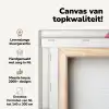 Schepijs - Hoorntje - Illustratie - Minimalistisch canvas 2cm klein -zzzsfeer2_topdoek
