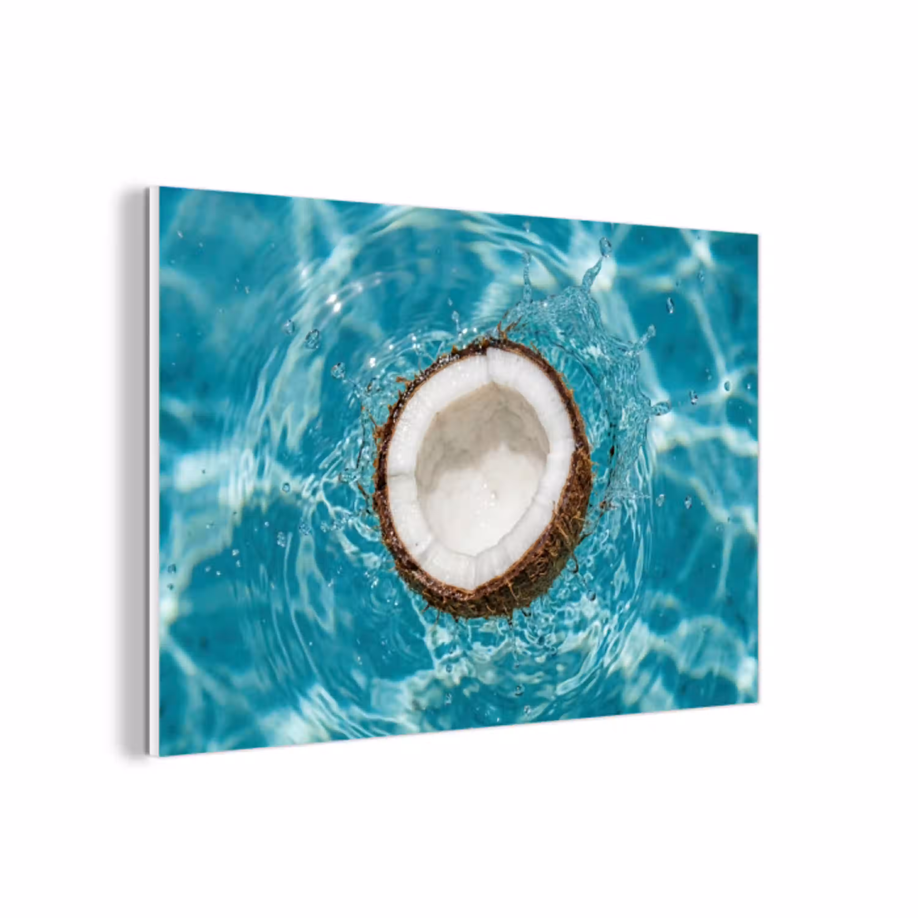 Kokosnoot - Water - Wit forex 5mm xxl -3d