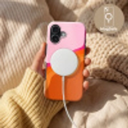 Retro - Waves - Kleurrijk Toughcase MagSafe Apple iPhone 17 klein -USP_MagsafeV