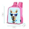 Allard Alpaca Kinderrugzak - Roze middel -productfoto_formaten