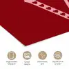 Love - Rood - Hatjes poster papier klein -closeup_NL
