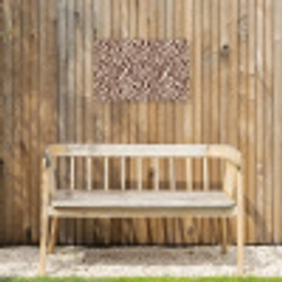 Zebra - Patroon - Zwart - Wit Tuinposter op houten frame 2 cm dik klein 845 -sfeer4