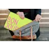 Groen - Smiley - Bonjour - Roze laptophoes neopreen klein -tas