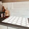 Grafisch - Patroon - Modern Inductie beschermer vinyl 3mm klein 276 -sfeer3