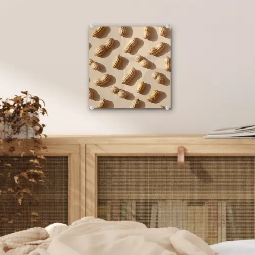 Pinda's - Patroon - Beige plexiglas 5mm klein -sfeer4