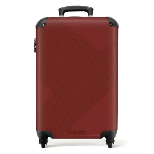 Minimal - Kruisende lijnen op NBS - Handbagage koffer - Unisex middel -productfoto_recht