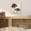 Bladeren - Minimalistisch - Zwart plexiglas 5mm klein -sfeer4