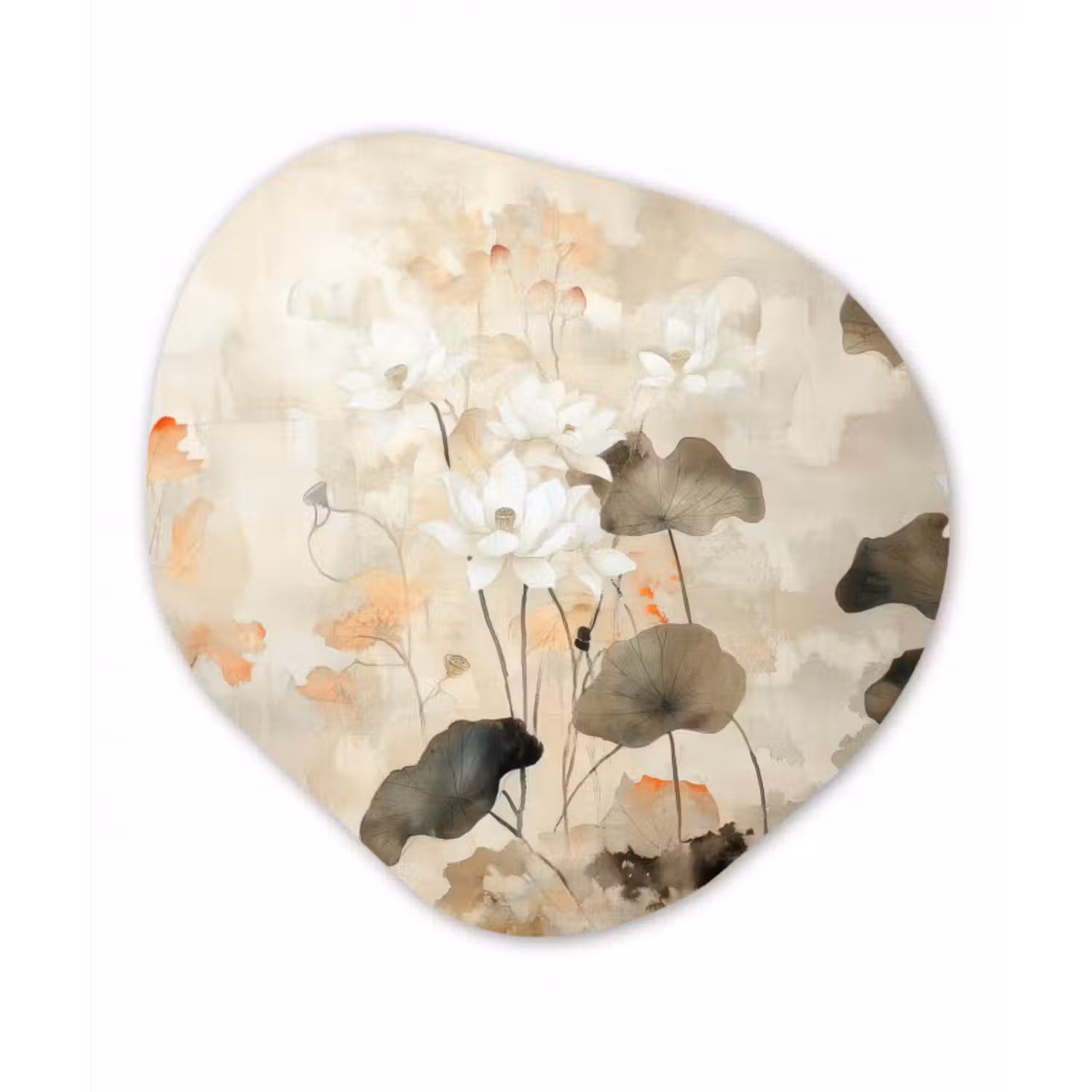 Forexbild Organische Form - Blumen - Japandi - Wabi sabi