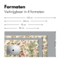 Vogels - Tropisch - Botanisch - Roze Muismat XXL klein -sfeer5