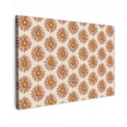 Patroon - Retro - Bruin canvas 2cm klein 34 -z3d