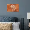 Bloem - Minimalistisch - Wit poster papier klein -sfeer2