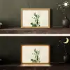 Cactus - Groen - Minimalistisch Light Box met kabel (Tafellamp) klein -sfeer3