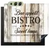 Bistro Welkomstbord Inductie beschemer met haakjes middel -3d