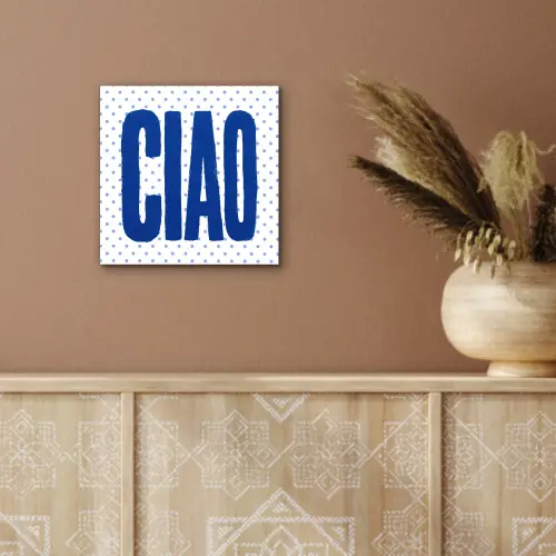 Ciao - Stippen - Roze - Wit aluminium wit klein -sfeer4